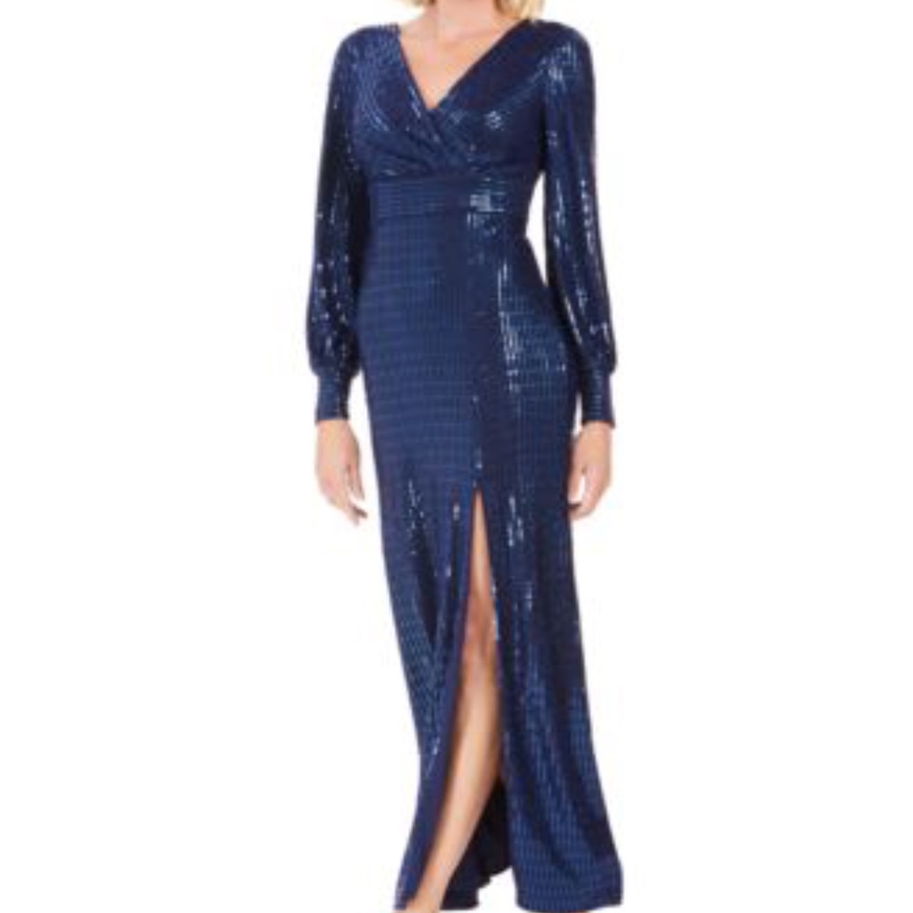 Night Way Balloon Wrap Dress